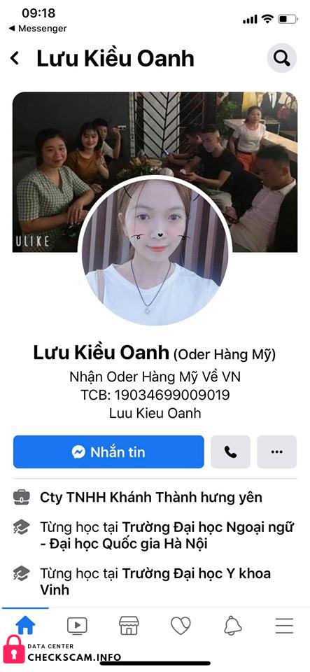 Αποδεικτικά στοιχεία κατά Luu kieu Oanh