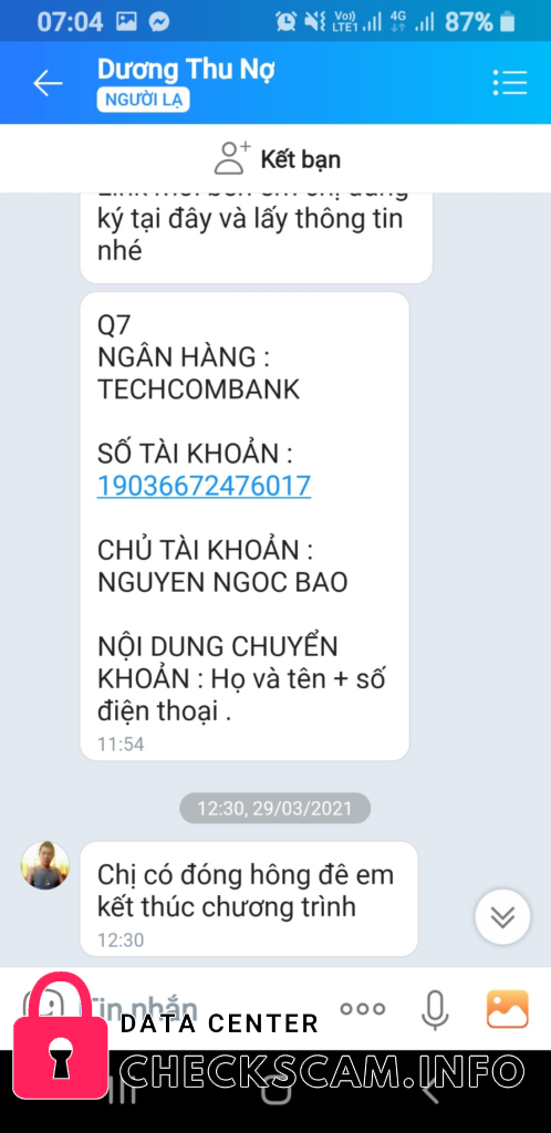 Αποδεικτικά στοιχεία κατά Nguyen Ngoc Bao