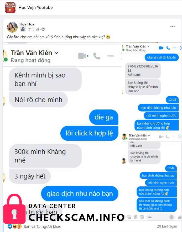 Evidencia contra Tran Thi Thuy Loan