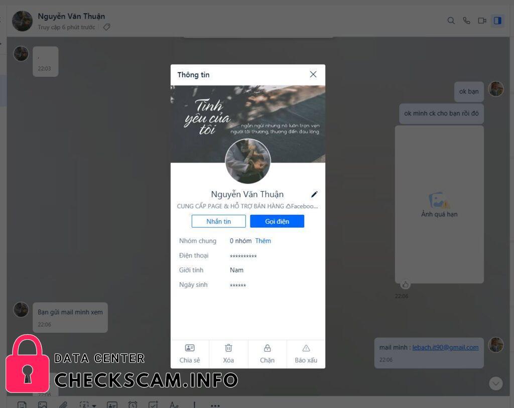 Evidencia contra Truong Van Thanh