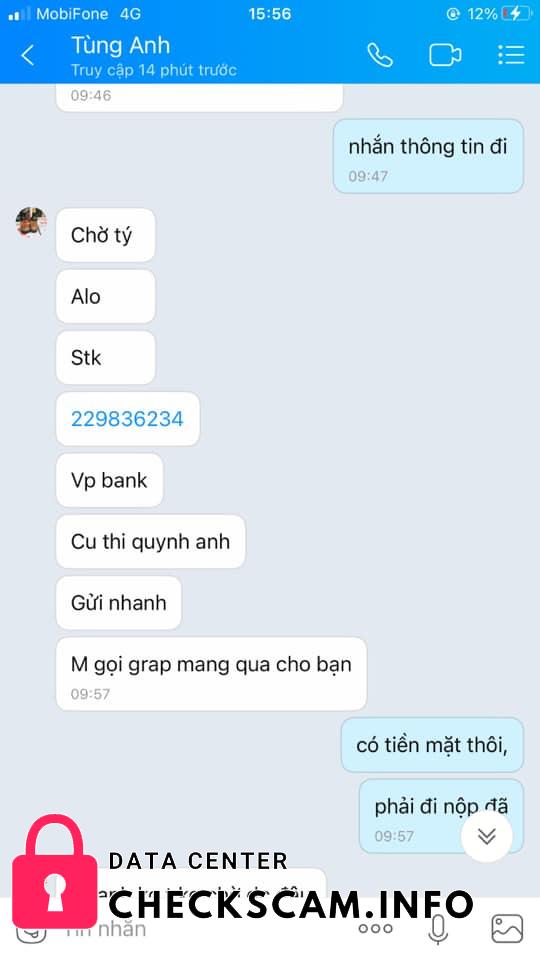 หลักฐานที่เป็นโทษต่อ Cu Thi Quynh Anh