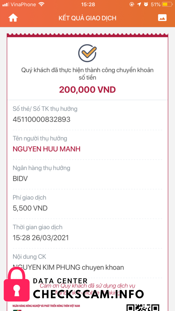 Evidencia contra Nguyen hữu mạnh