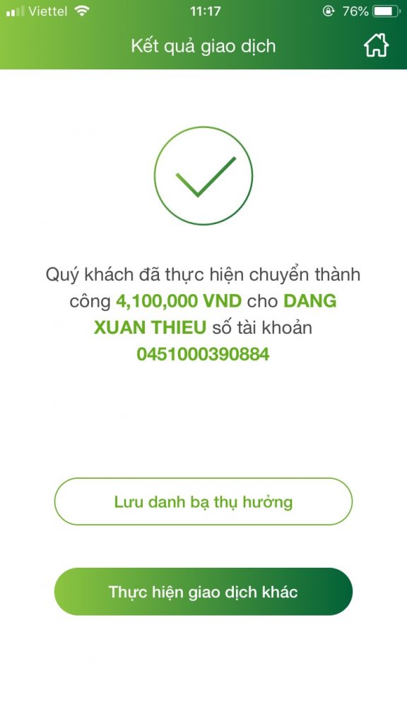 Evidencia contra Đặng Xuân Thiệu