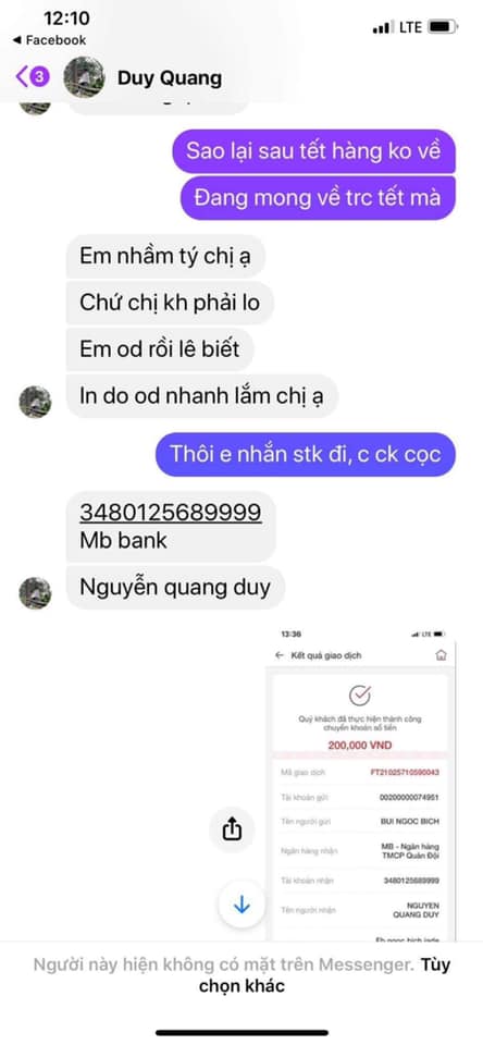 Evidencia contra Nguyen Quang Duy