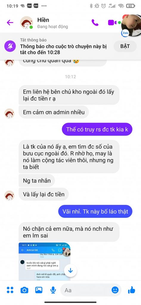 Evidencia contra Hà Huy Đông