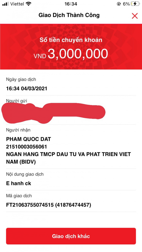 Evidencia contra Phạm Quốc Đạt