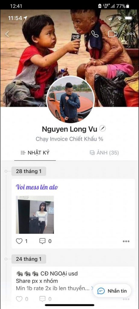 หลักฐานที่เป็นโทษต่อ Hoang Luong Tai
