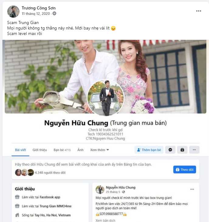 Evidencia contra Nguyen Huu Chung