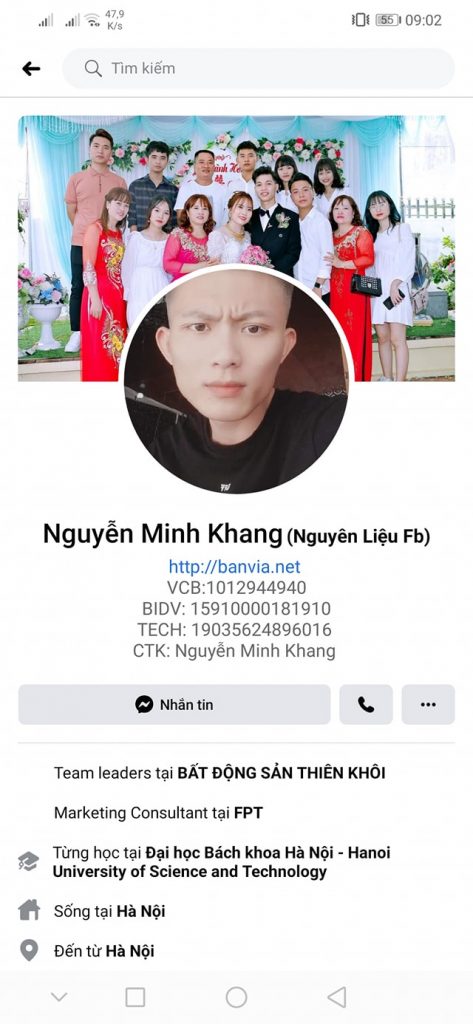 Evidencia contra Nguyen Minh khang