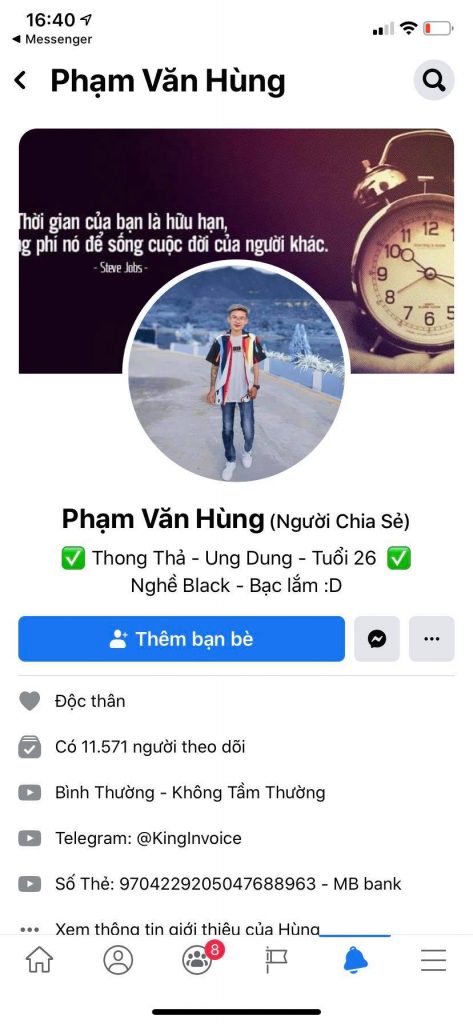 Evidencia contra Phạm Văn Hùng
