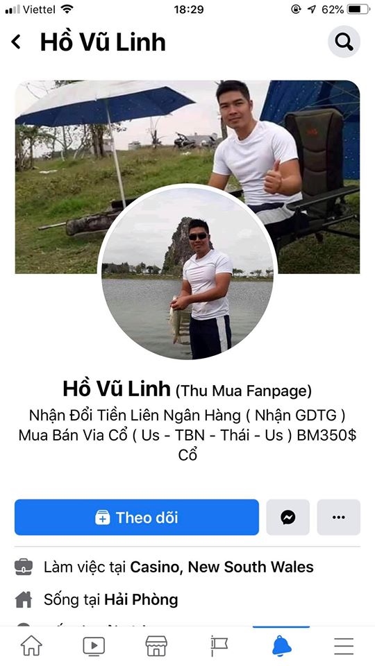 対する証拠 Ho Vu Linh