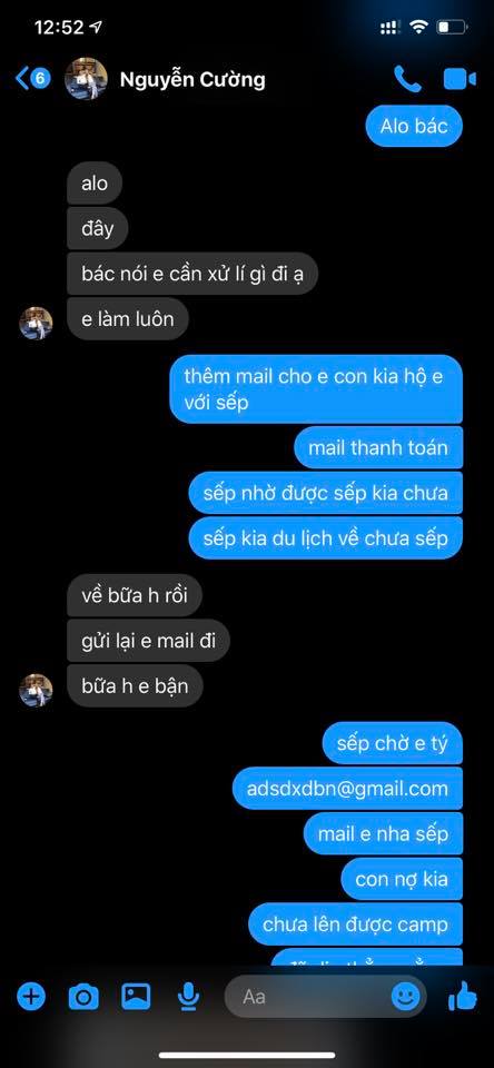 対する証拠 Nguyen Tat Cuong