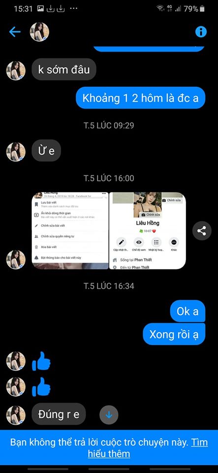 対する証拠 Nguyen Thi Tam
