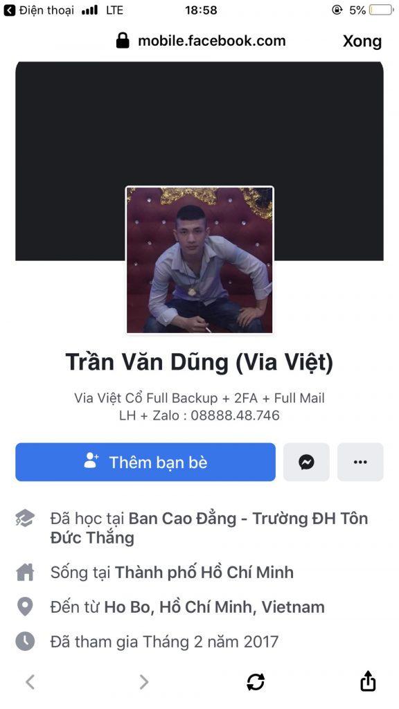 Evidencia contra Trần Văn Dũng – Trần Thị Trang