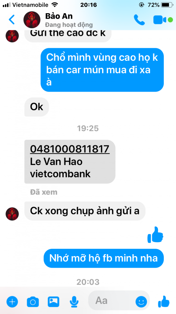 หลักฐานที่เป็นโทษต่อ Lê văn Hào