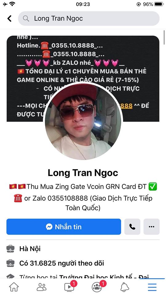 Evidencia contra Chu Thi Thanh Hoa