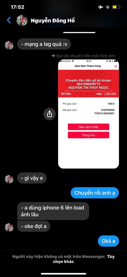 Evidencia contra Nguyen Thi Thuy Ngoc