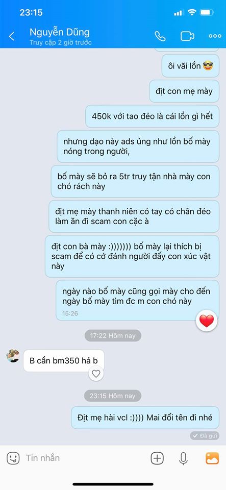 Evidencia contra Nguyen Manh Dung