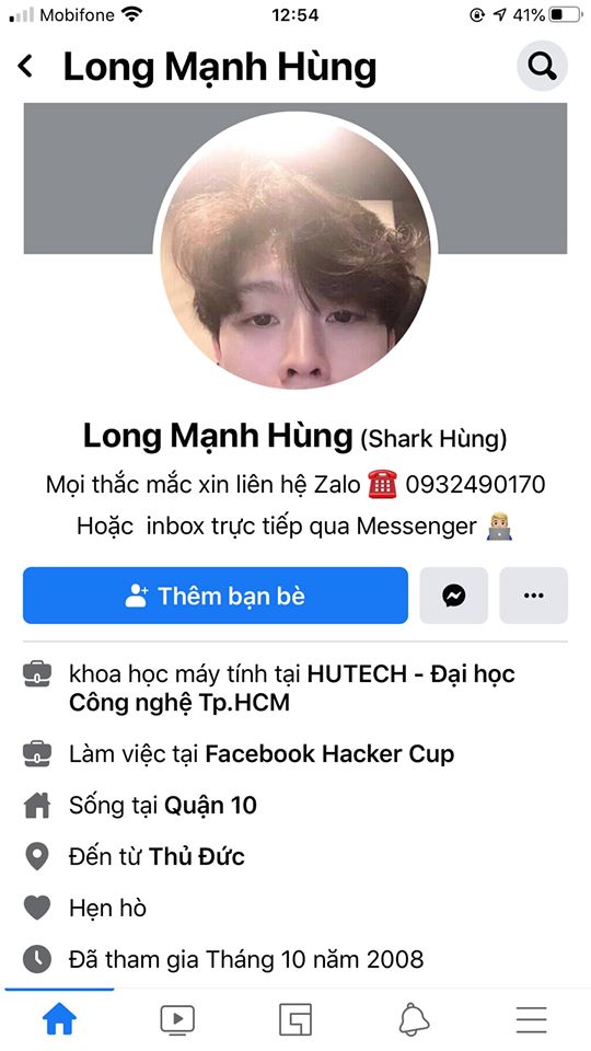 Evidencia contra Long Mạnh Hùng