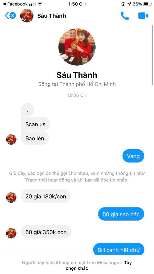Evidencia contra Bui Ngoc Van Thanh