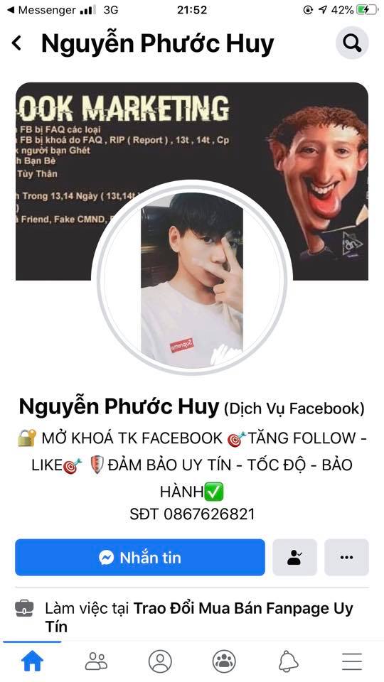 Evidencia contra Nguyễn Quang Huy