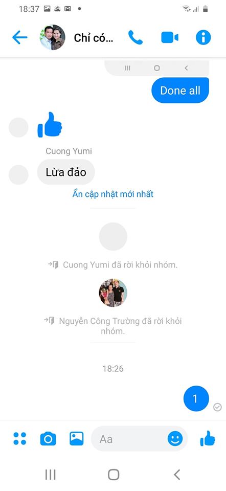 Evidencia contra Nguyễn Công Trường