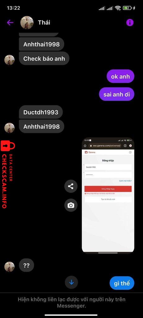 Evidencia contra Trần Quốc Thái