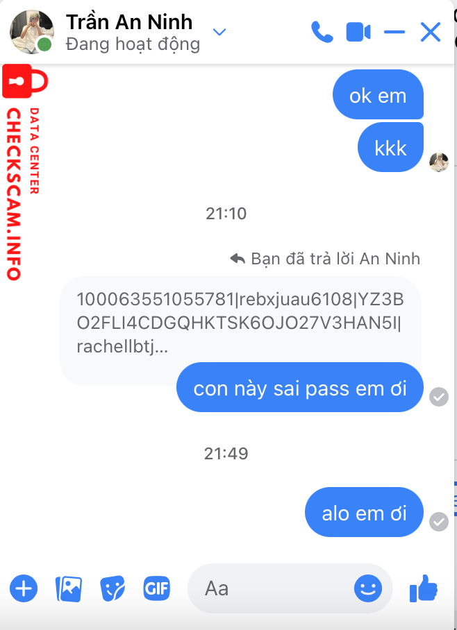 Evidencia contra Trần An Ninh