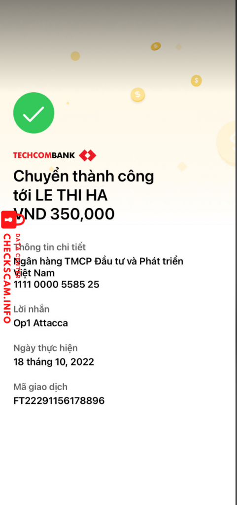 Evidencia contra Anh Minh