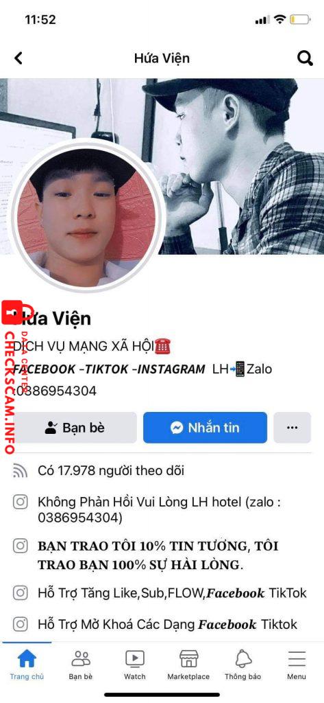 Evidencia contra Hứa Văn Viện