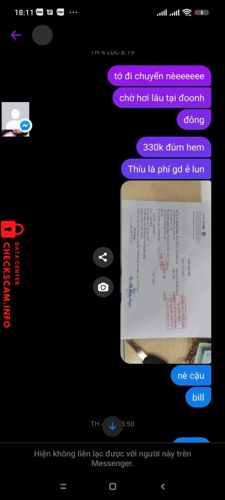 Evidencia contra NGUYEN THI THUY LINH