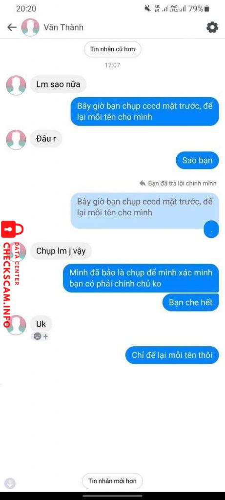 Evidencia contra NGHIÊM VĂN THÀNH