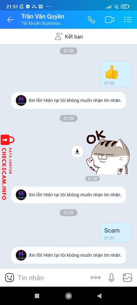 Evidencia contra Trần Văn Quyền