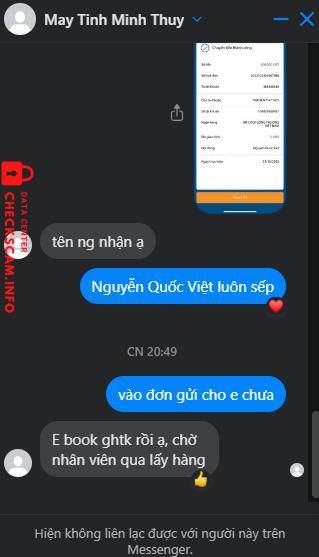 Evidencia contra Nguyễn Thị Thủy