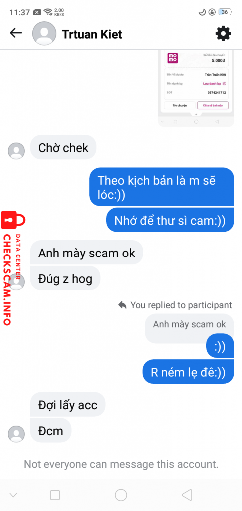 Evidencia contra TRẦN TUẤN KIỆT