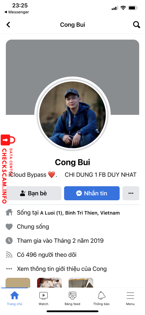 Evidencia contra Bui Quang Cong