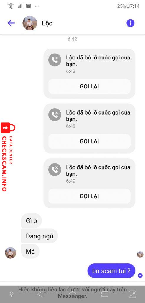 Evidencia contra Trần Đình Lộc