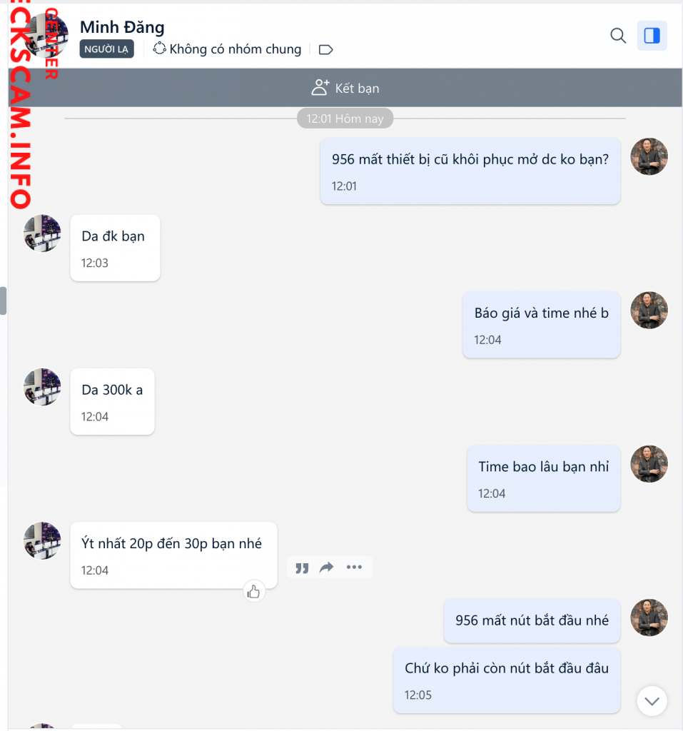 Evidencia contra Le Thi Ngoc Anh
