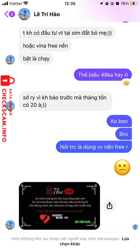 Evidencia contra Le Tri Hao