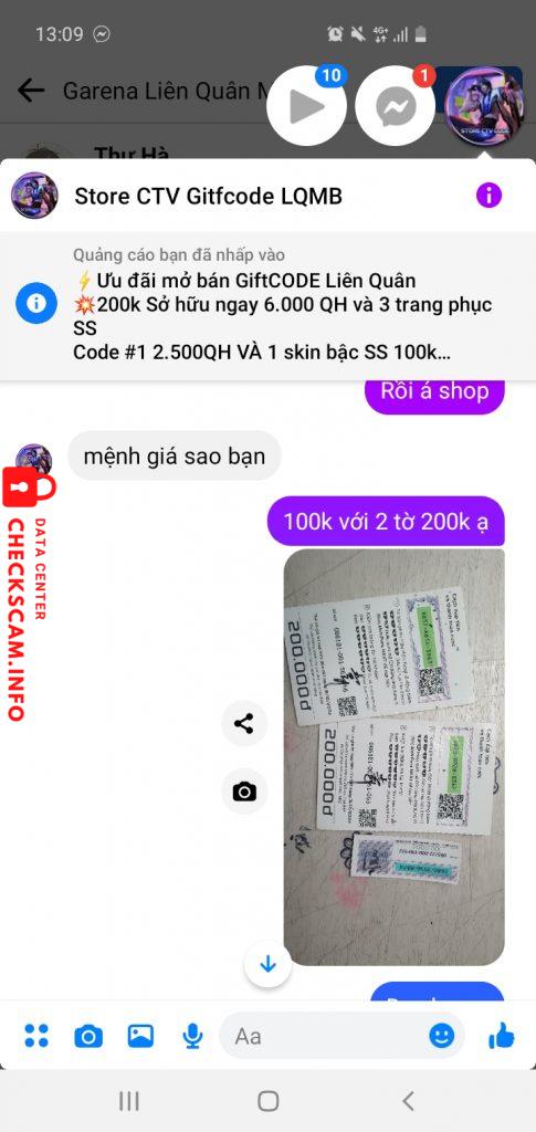 Evidencia contra Trần Minh Vũ