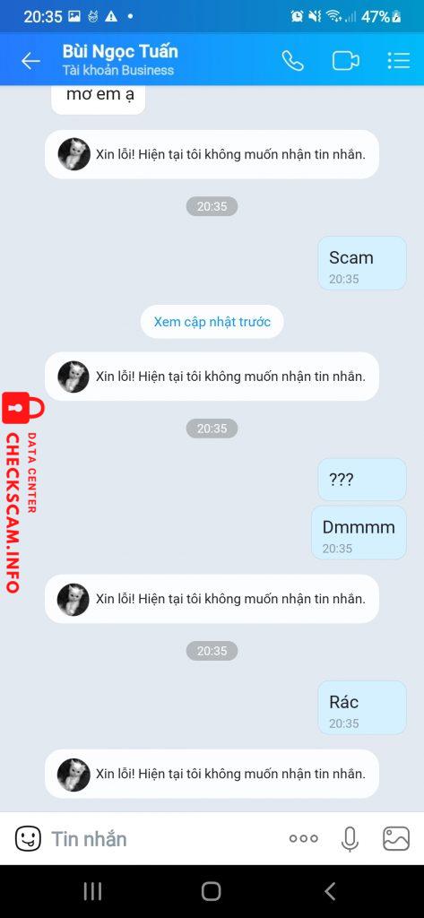 Evidencia contra Bùi Ngọc Tuấn