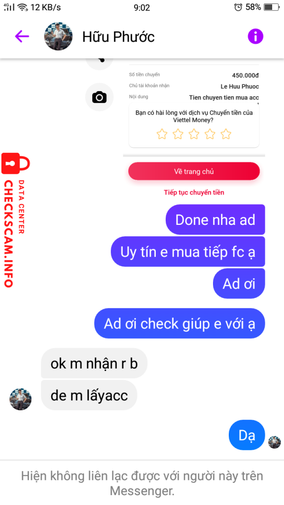 Evidencia contra LE HUU PHUOC