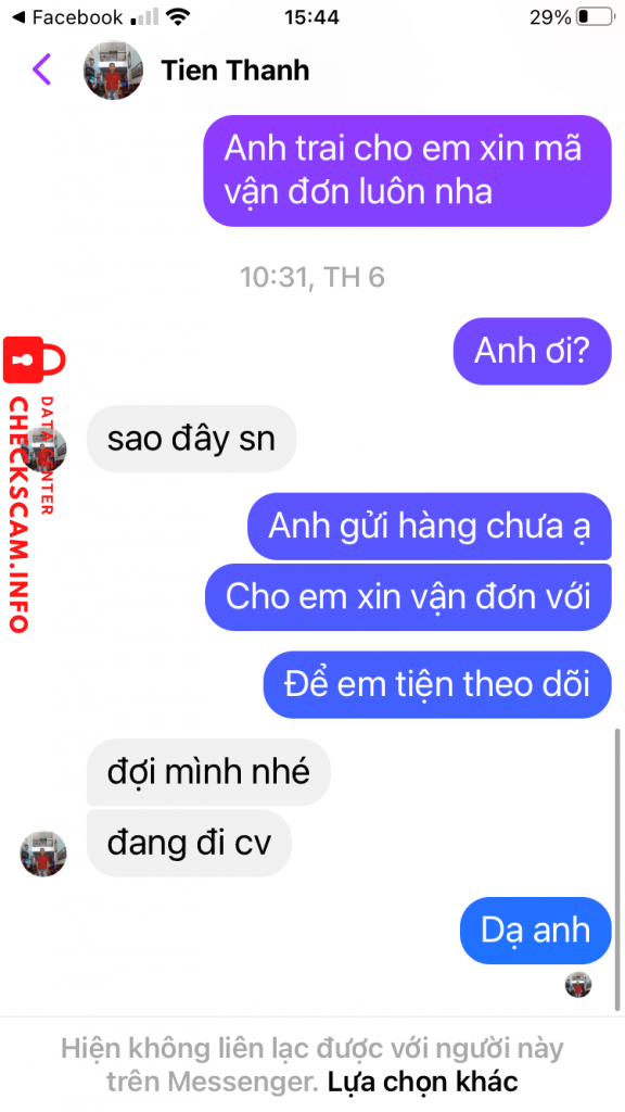 Evidencia contra Nguyễn Tiến Thành