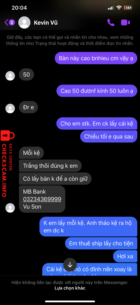Evidencia contra Ho Vu Son