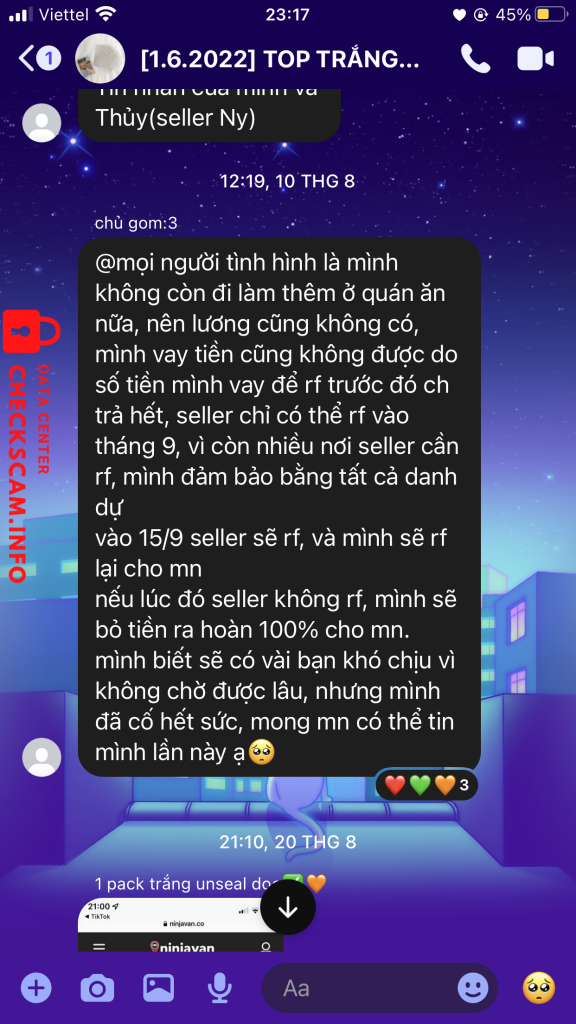 หลักฐานที่เป็นโทษต่อ NGUYEN THI TRONG HUONG 