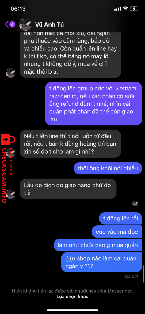 หลักฐานที่เป็นโทษต่อ Vu Anh Tu