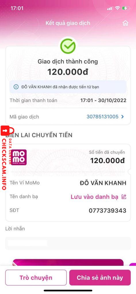 対する証拠 Đỗ Văn Khanh