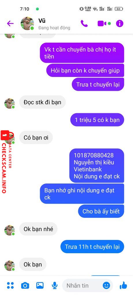 対する証拠 NGUYỄN THỊ KIỀU
