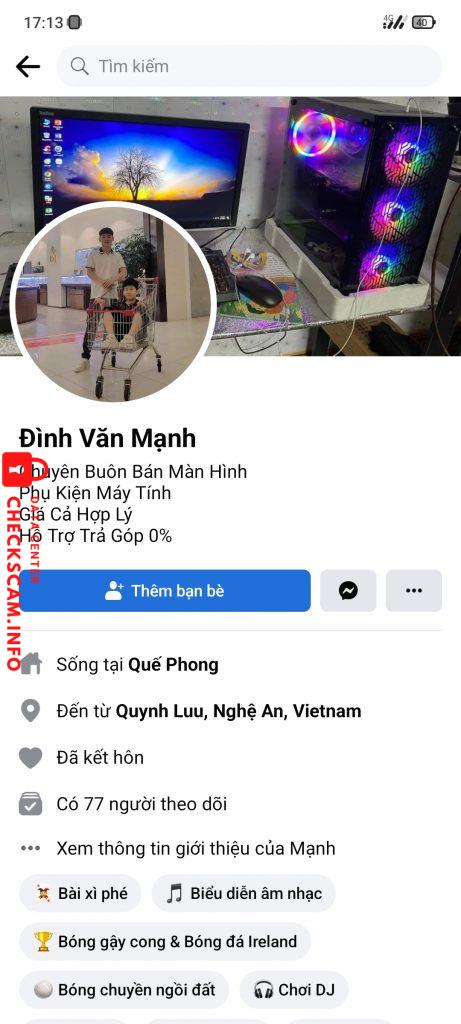 対する証拠 ĐÌNH VĂN MẠNH