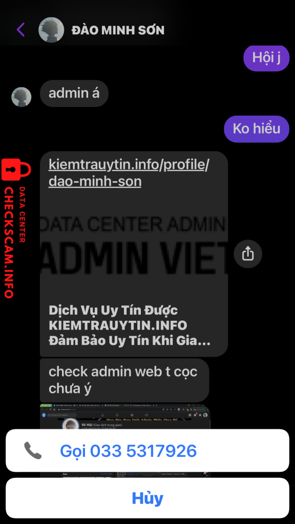 対する証拠 ĐÀO MINH SƠN